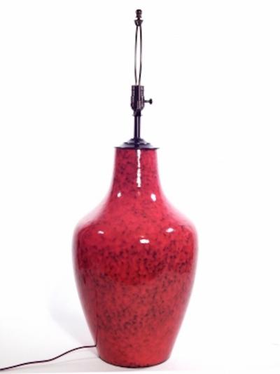Red German Carstens Table Lamp
