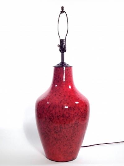Red German Carstens Table Lamp