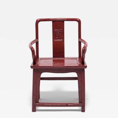 Red Lacquer Official s Chair