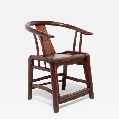 Red Lacquer Roundback Chair