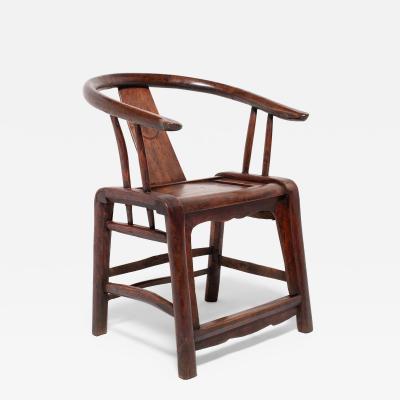 Red Lacquer Roundback Chair