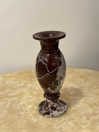 Red Marble Vase
