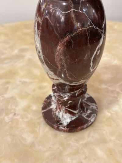 Red Marble Vase
