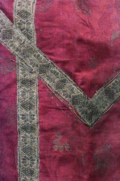 Red Silk Damask Chasuble