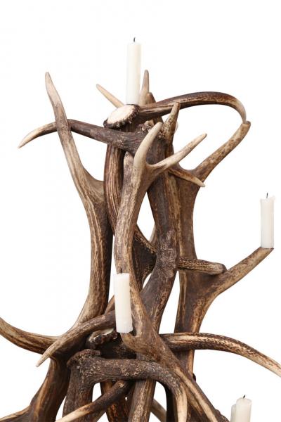 Red Stag Antler Tree Shape Candelabra
