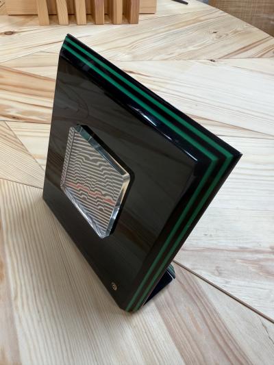 Rede Guzzini Rede Guzzini Black and Green Picture Frame with Original Box