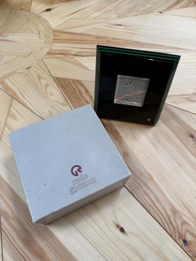 Rede Guzzini Rede Guzzini Black and Green Picture Frame with Original Box