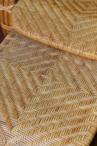 Reed chaise longue with armrests and footrest Italy 1980