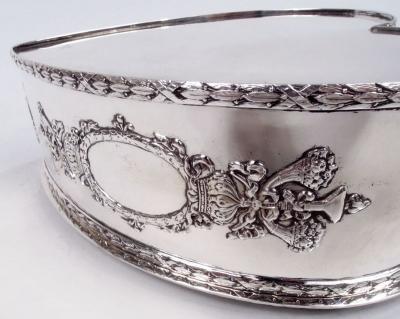 Regal and Romantic Sterling Silver Heart Shaped Jewelry Box