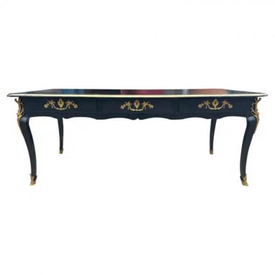 Regence Ebonized And Ormolu Mounted Bureau Plat