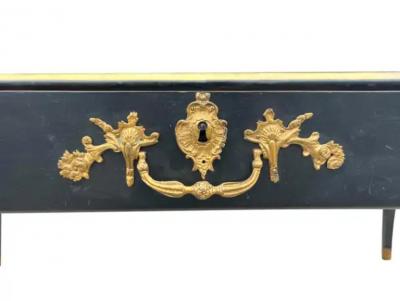 Regence Ebonized And Ormolu Mounted Bureau Plat
