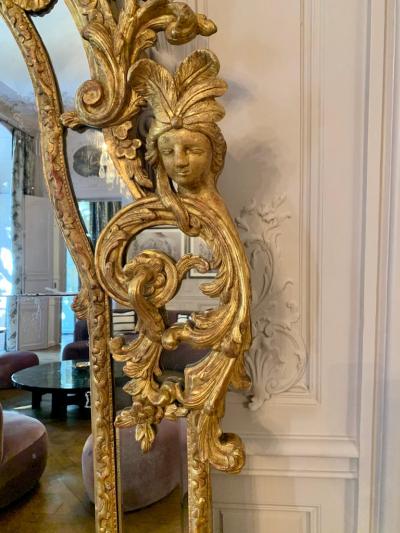 Regence Gilt Beechwood Mirror circa 1720