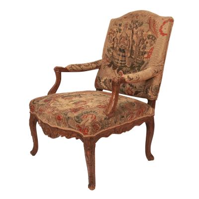 Regence Large Provincial Armchair France circa 1720