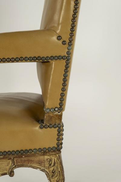 Regence Style Giltwood Armchair