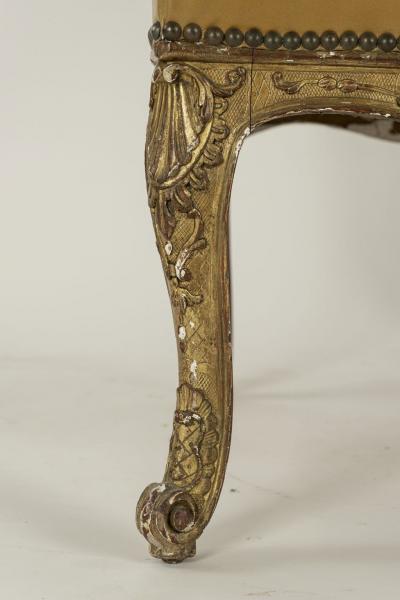 Regence Style Giltwood Armchair