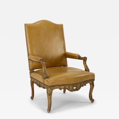 Regence Style Giltwood Armchair