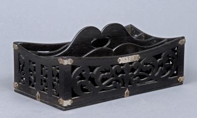 Regency Bog Oak Stationery Tray Circa 1820