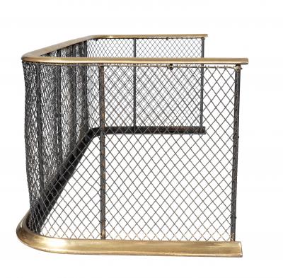 Regency Brass And Wire Fire Fender