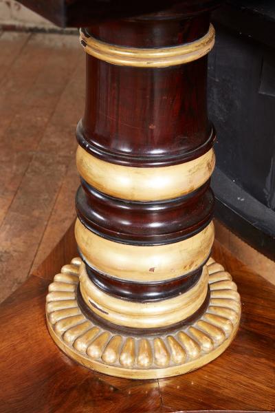 Regency Brass Inlaid Center Table