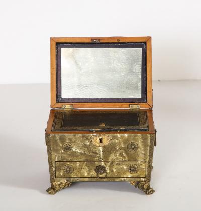 Regency Brass Veneered Letter Box