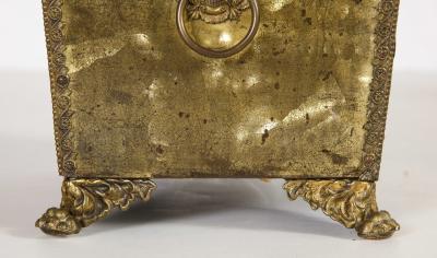 Regency Brass Veneered Letter Box