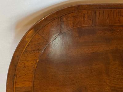 Regency Breakfast Table Tilt Top Mahogany Rosewood Banded circa 1810