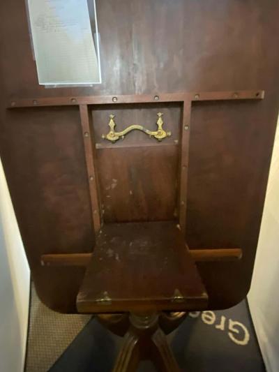 Regency Breakfast Table Tilt Top Mahogany Rosewood Banded circa 1810