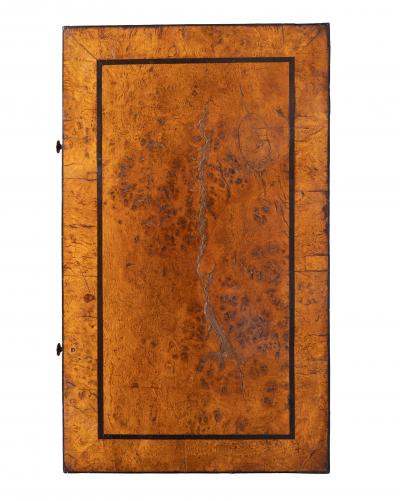 Regency Burr Elm And Ebony Credenza