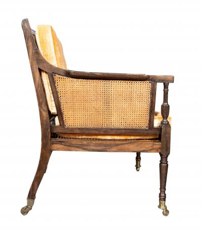 Regency Calamander And Caned Bergere