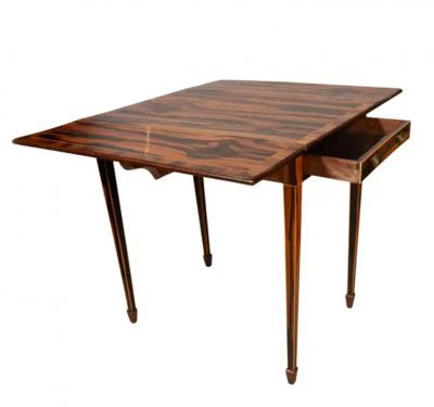 Regency Calamander Pembroke Table