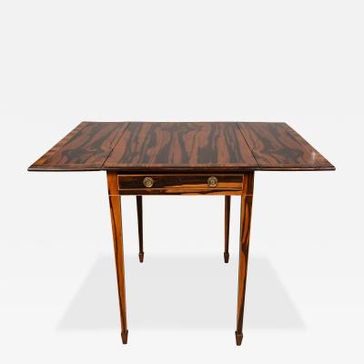 Regency Calamander Pembroke Table