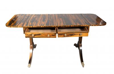 Regency Calamander Sofa Table