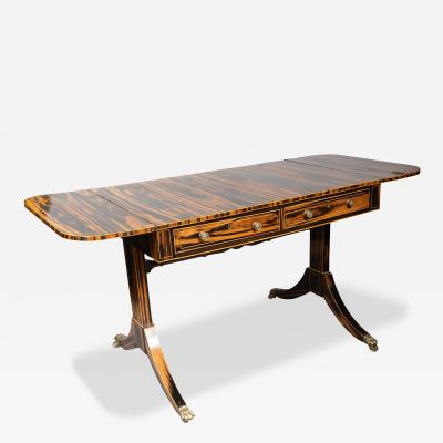 Regency Calamander Sofa Table