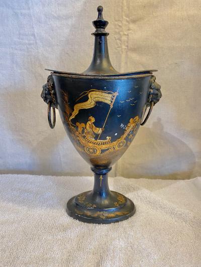 Regency Chestnut Urn in Chinoiserie