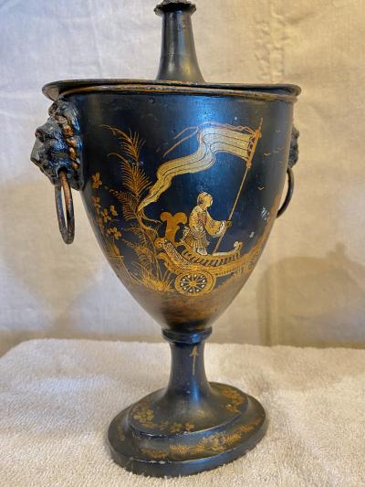 Regency Chestnut Urn in Chinoiserie