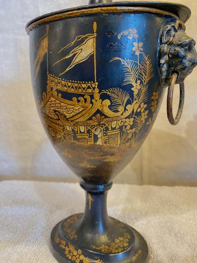 Regency Chestnut Urn in Chinoiserie