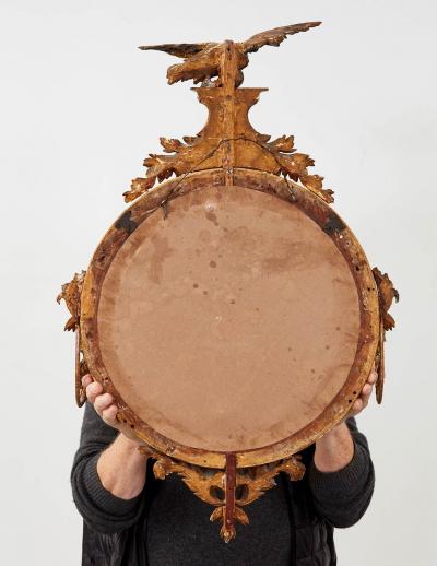 Regency Convex Giltwood Mirror