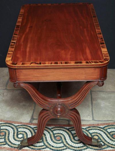 Regency Curule Form Writing Table