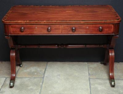 Regency Curule Form Writing Table