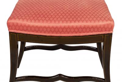 Regency Ebonized Bench