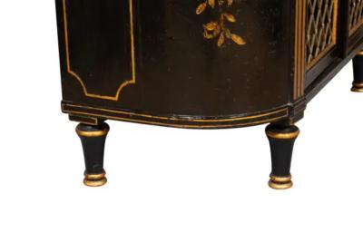 Regency Ebonized and Giltwood Credenza