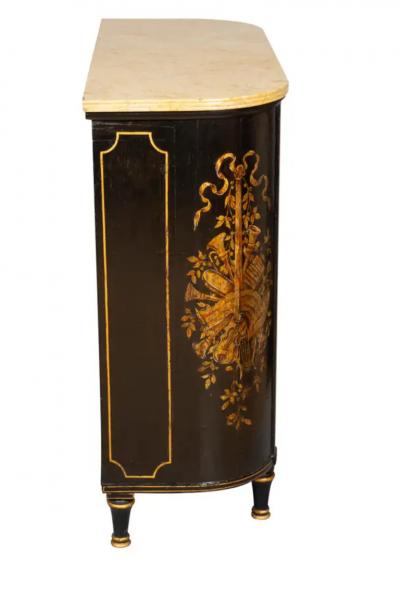 Regency Ebonized and Giltwood Credenza