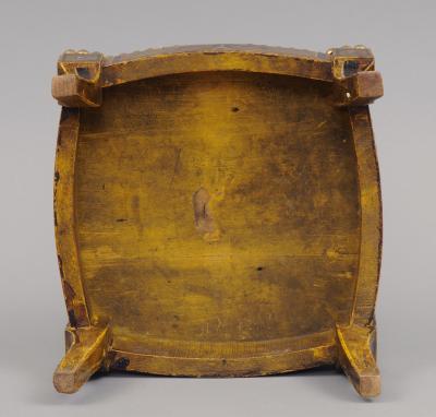 Regency English Antique Gilded Footstool