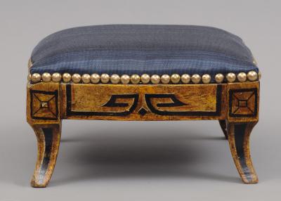 Regency English Antique Gilded Footstool