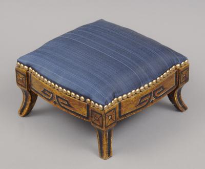 Regency English Antique Gilded Footstool