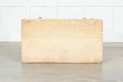 Regency English Stripped Pine Faux Bamboo Writing Table