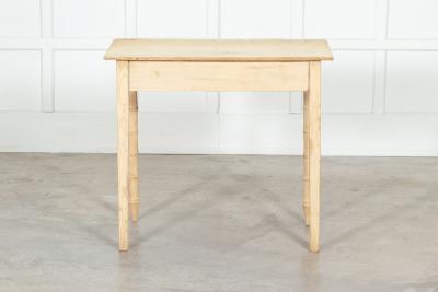 Regency English Stripped Pine Faux Bamboo Writing Table