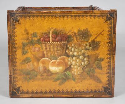 Regency Faux Bamboo Painted Side or Work Table