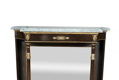 Regency Faux Rosewood Console Table