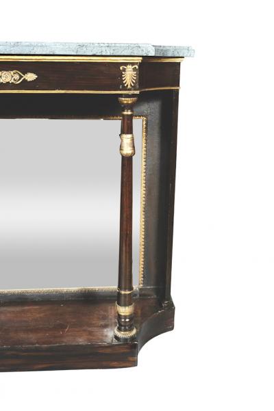 Regency Faux Rosewood Console Table